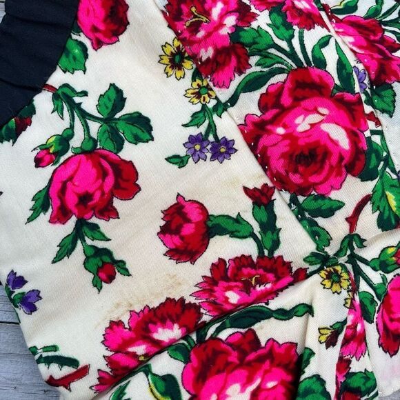 Vintage 1920s Antique Slovak Bustier Women’s Floral Handmade Vest Blouse - Picture 6 of 8